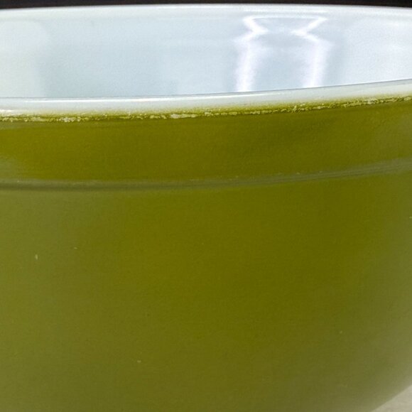 Vintage Pyrex 403 Bowl Avocado Verde Green - Picture 9 of 14